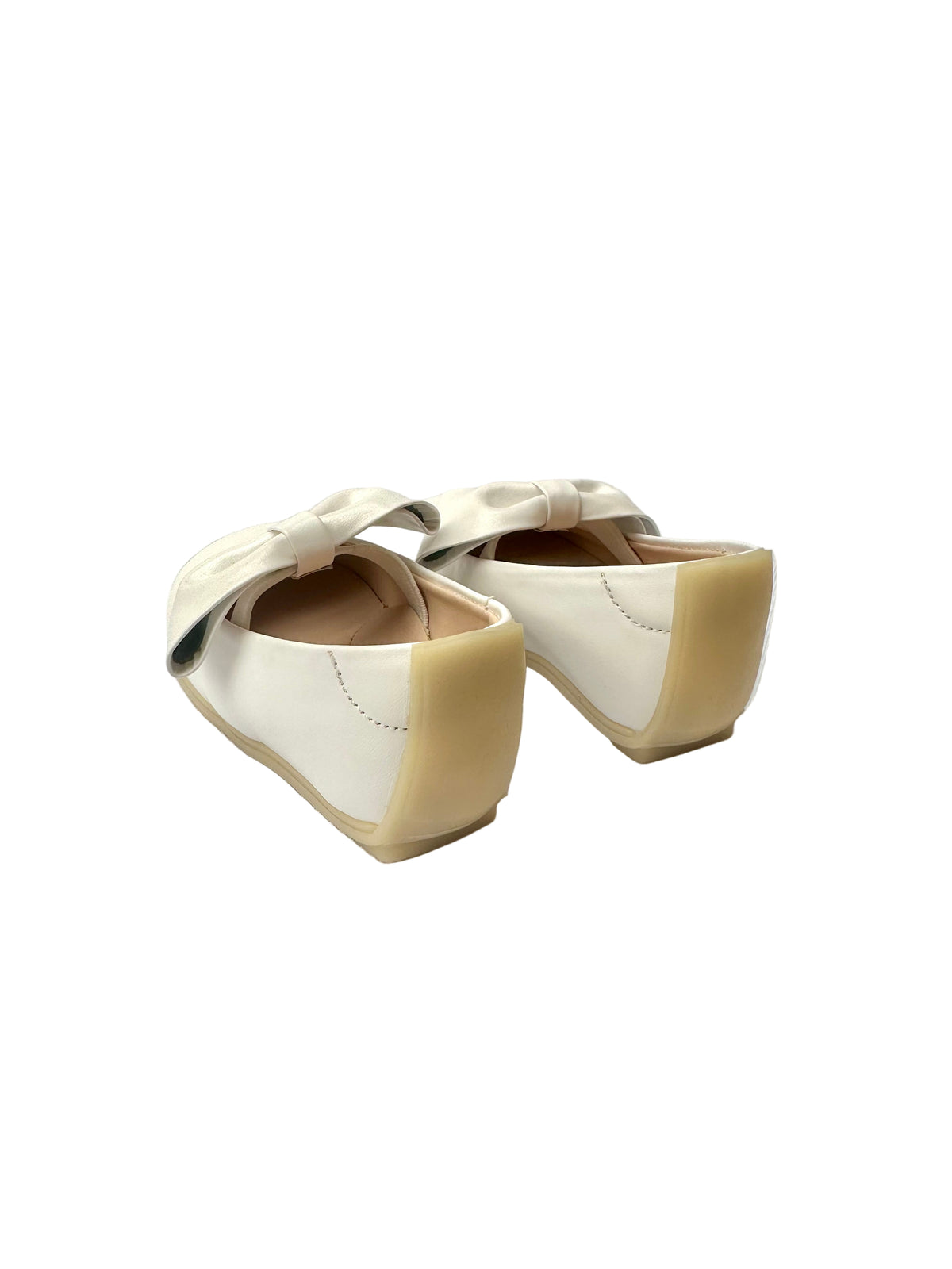 Zapatos moño blanco