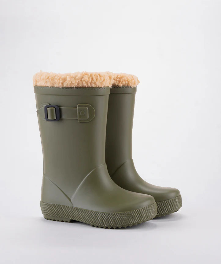 Bota de agua Splash Euri borreguito kaki W10260-042