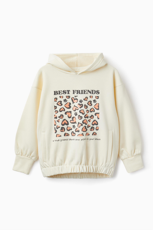 Buso con capota estampado animal print