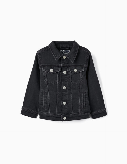 Chaqueta Jean negro niño