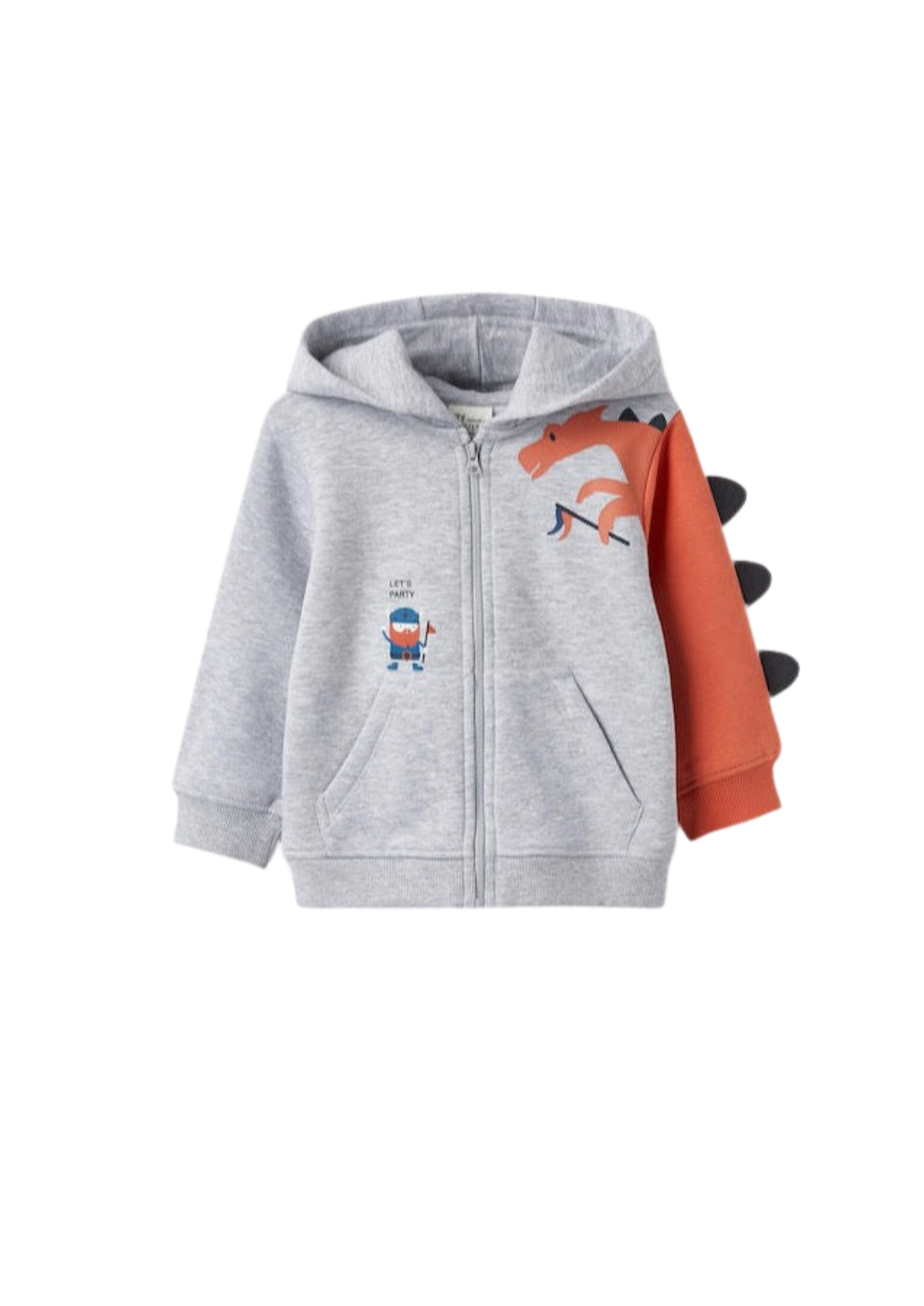 Chaqueta algodón vikingo dragón bebé