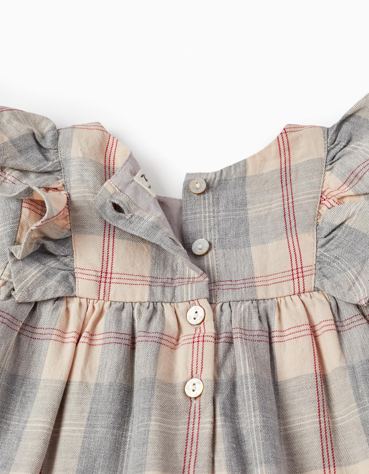 Vestido cuadros bebé