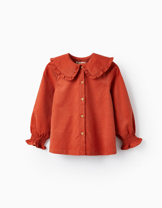 Blusa en pana con botones