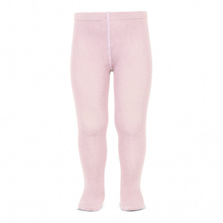Leotardos punto liso rosa