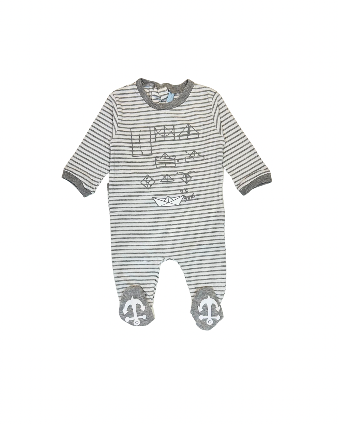 Pijama marinera algodón bebé
