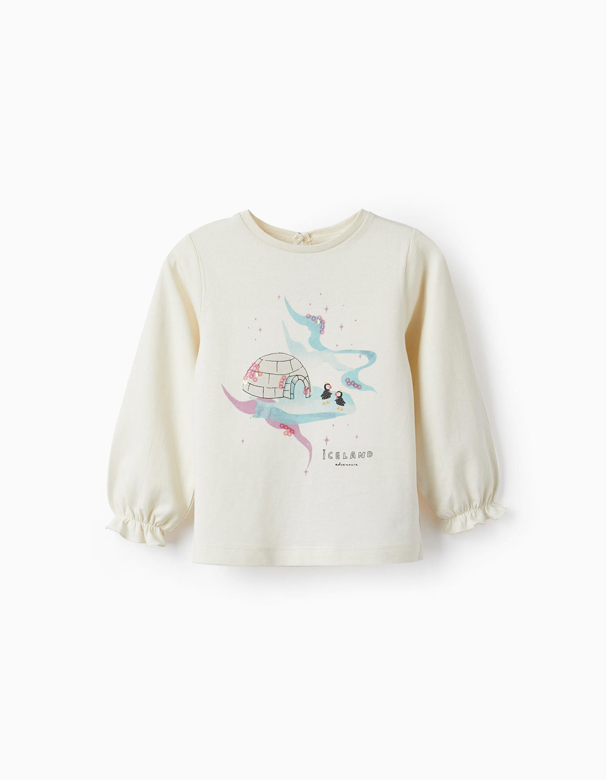 Blusa algodón bebé niña