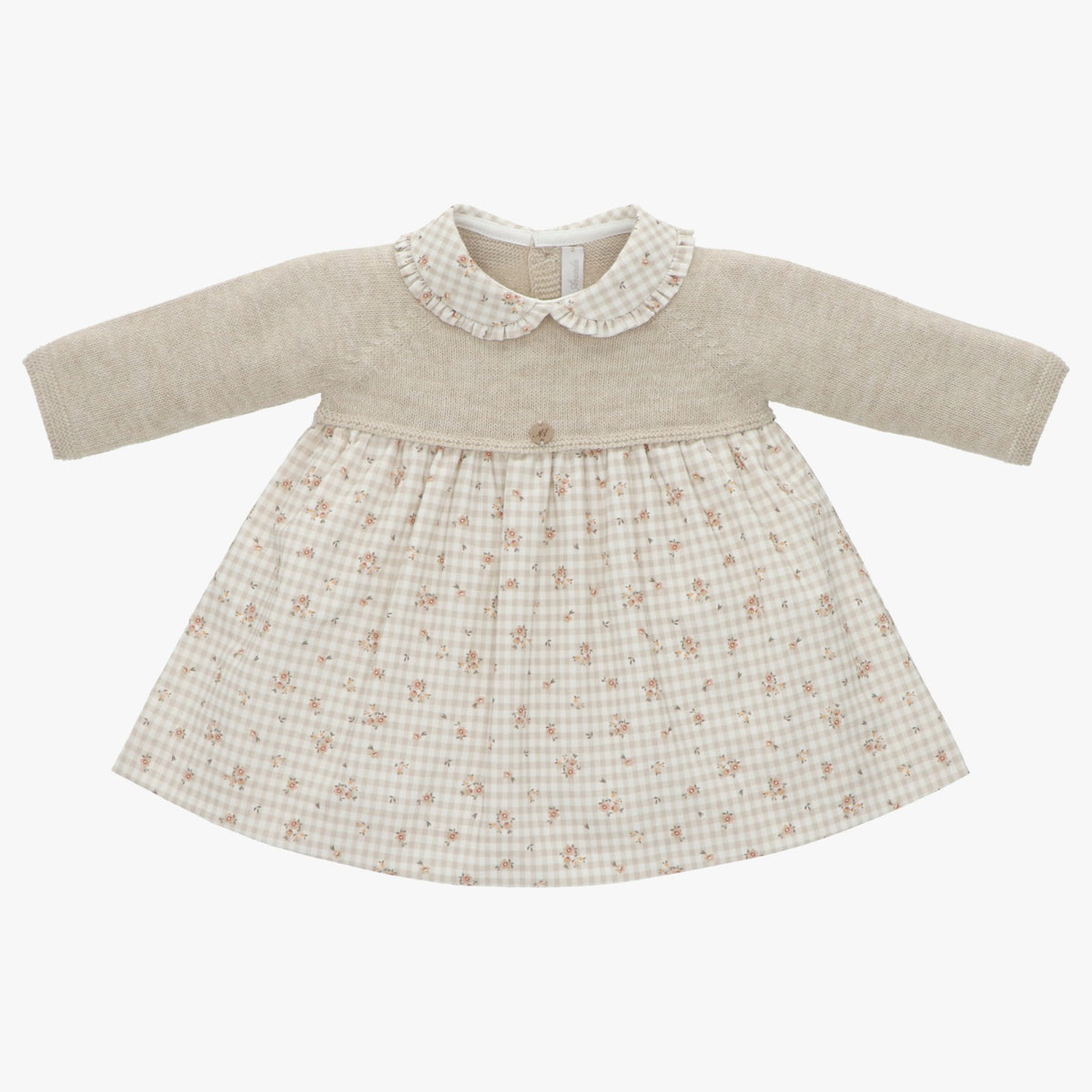 Vestido elegante beige
