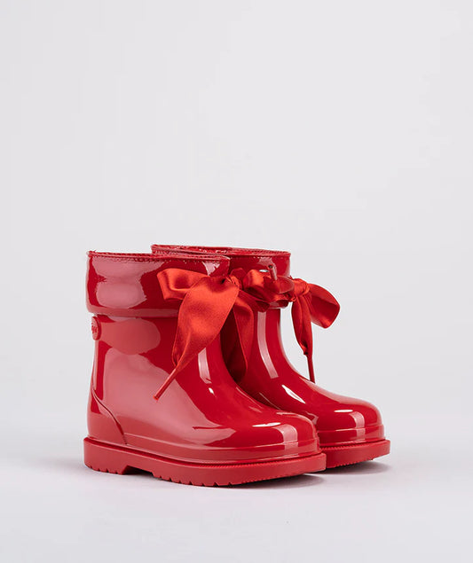 Botas Bimbi lazo rojo