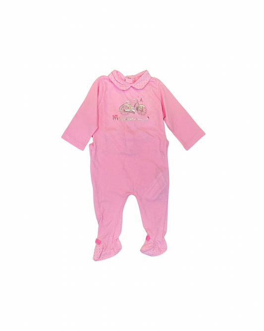 Pijama algodón con cuello bebé