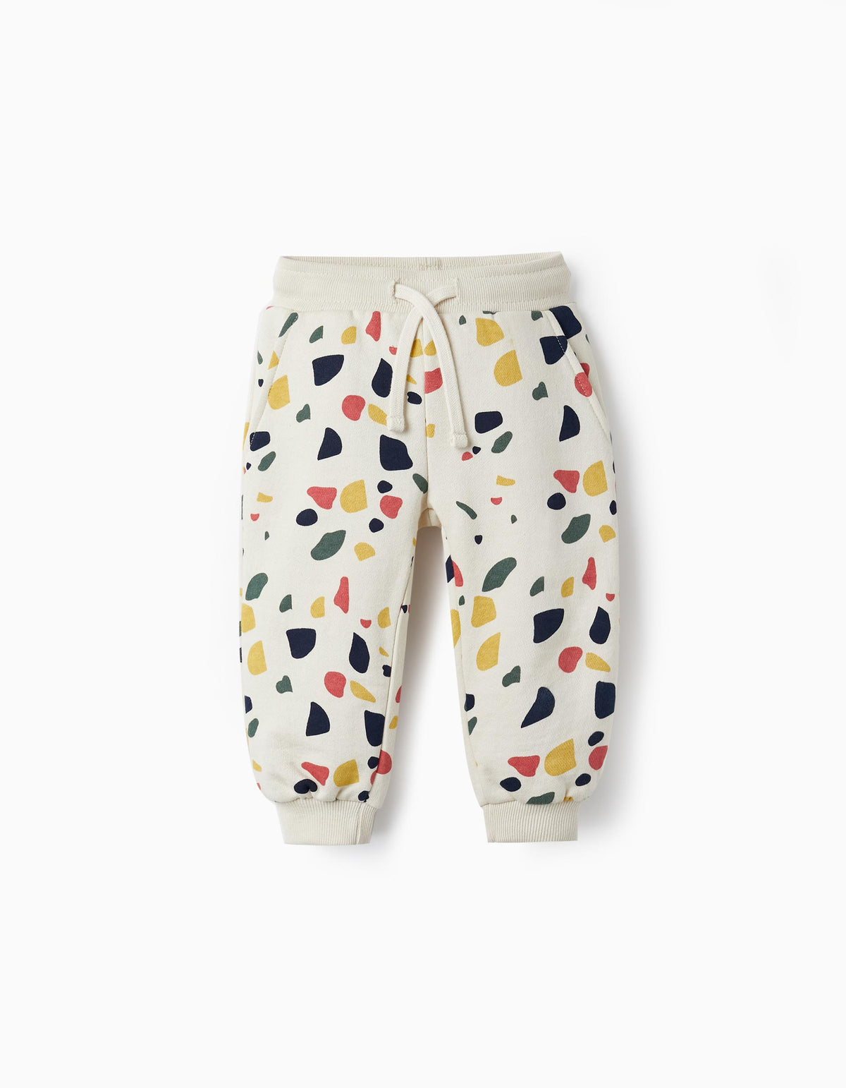 Pantalón algodón bebé con pintas de colores