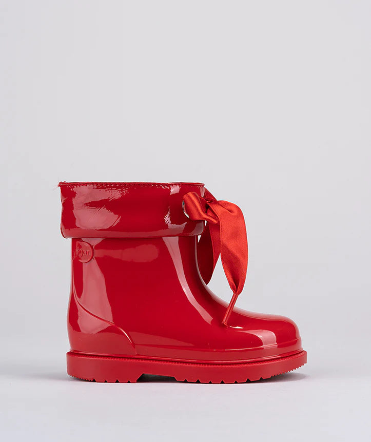 Botas Bimbi lazo rojo