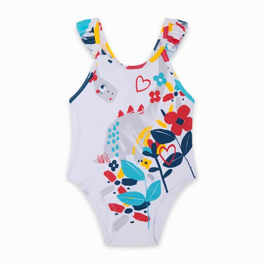 Vestido de baño bebé niña dinosaurio