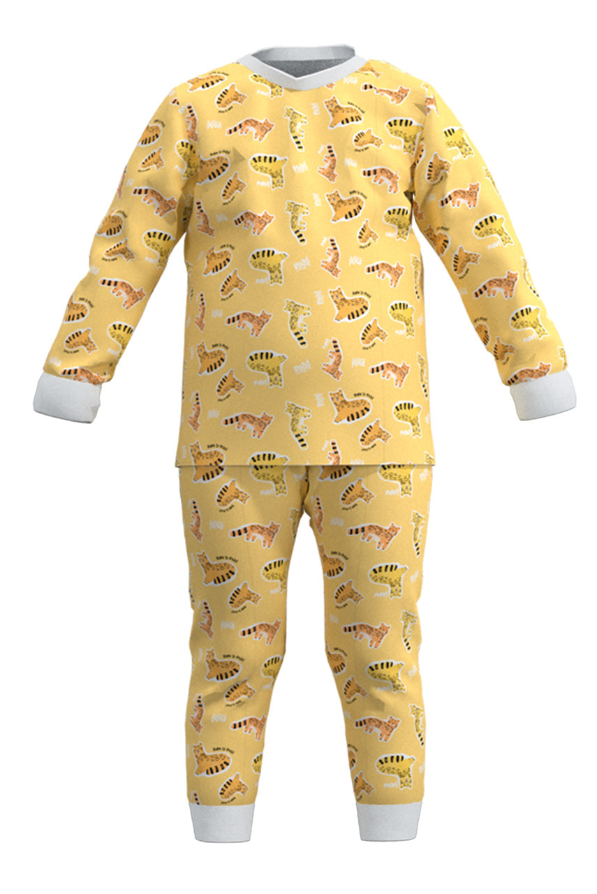 Pijama unisex Termica tigrillo lanudo (2piezas)