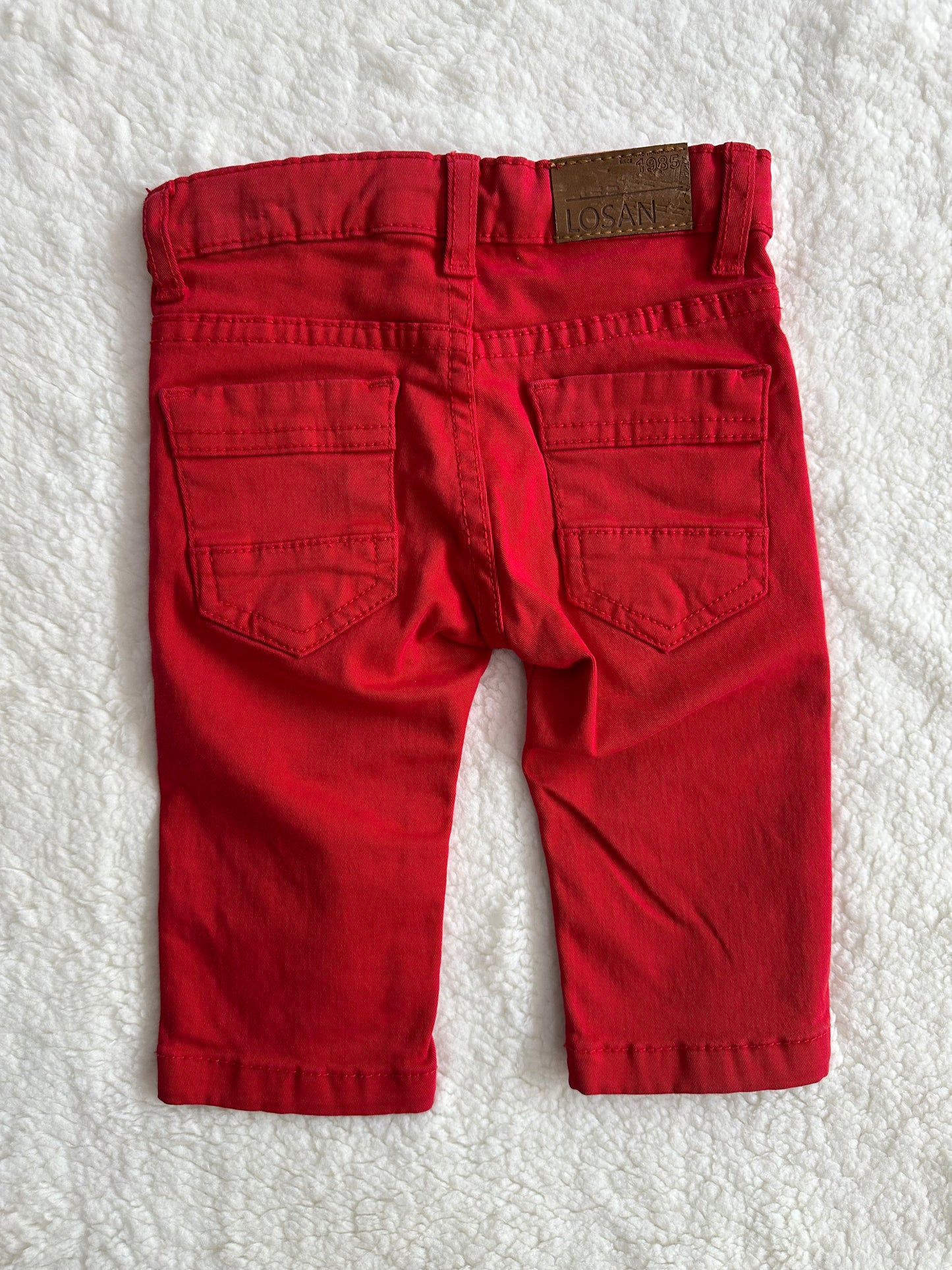 Pantalón rojo bebé